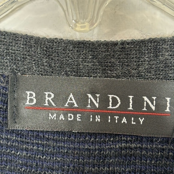 Vintage Mens Cardigan Sweater Vest Large Wool Blend Glengarry Plaid Kurt Cobain - Picture 9 of 11